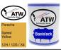 Preview: Porsche, Speed Yellow, 12H / 12G / X4: 1L Lackdose, von ATW Autoteile West.
